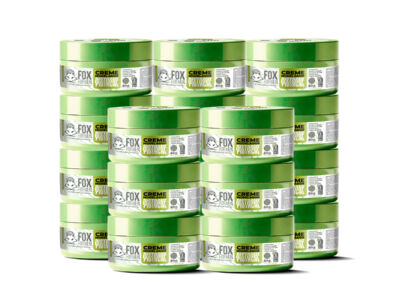 CREME MODELADOR PISTACHE 18 UNI CREME MODELADOR PISTACHE 80G FOX FOR MEN - 18 UNIDADES