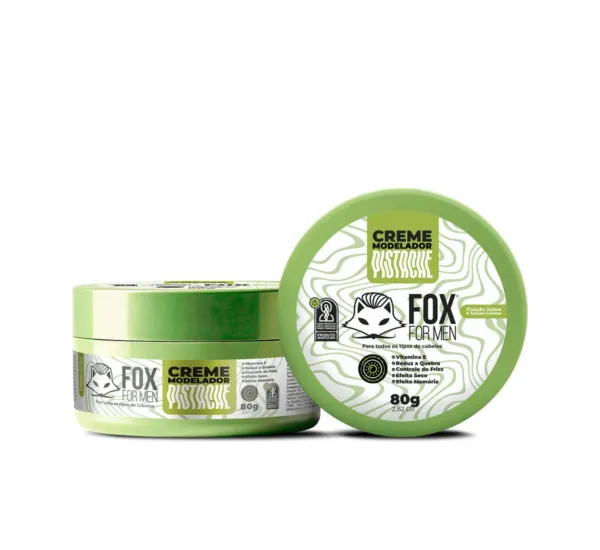 CREME MODELADOR PISTACHE 80G FOX FOR MEN