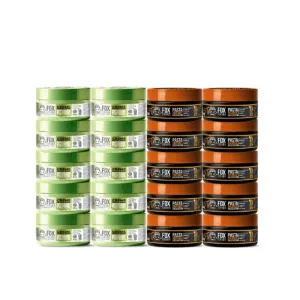 KIT 10 CREME PISTACHE + 10 PASTAS ORANGE 80G - FOX FOR MEN