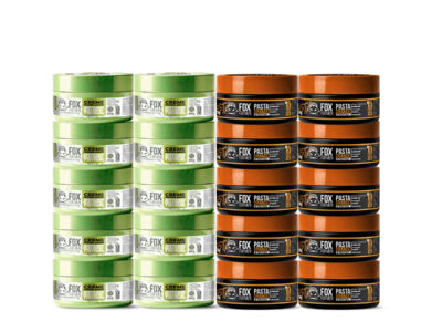 CREME PISTACHE E PASTA ORANGE KIT 10 CREME PISTACHE + 10 PASTAS ORANGE 80G - FOX FOR MEN