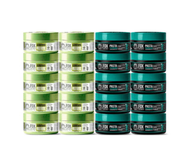 KIT 10 CREME PISTACHE + 10 PASTAS PREMIUM 80G - FOX FOR MEN