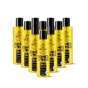 SHAVING EM GEL GOLD ALLAN CALIXTO 300ML 10 UNID - FOX FOR MEN