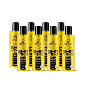 SHAVING EM GEL GOLD ALLAN CALIXTO 300ML 8 UNID - FOX FOR MEN