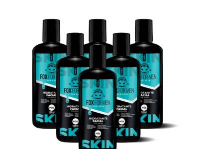 COMBO-PELE-HIDRATADA—FOX-SKIN-min HIDRATANTE FACIAL POS BARBA 120G - 6 UNIDADES