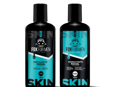 KIT SKIN MASCULINA LIMPEZA E HIDRATAÇÃO FACIAL