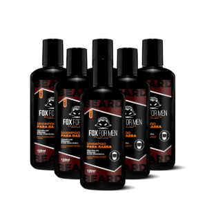 SHAMPOO PARA BARBA 120ML - 06 UNIDADES