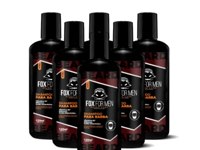 SHAMPOO PARA BARBA 120ML – 06 UNIDADES SHAMPOO PARA BARBA 120ML - 06 UNIDADES