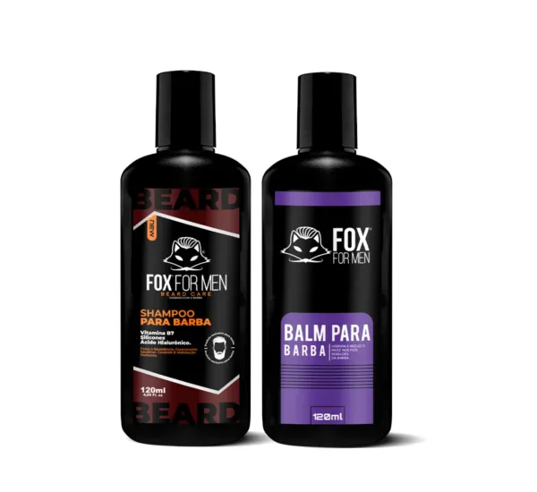 KIT SHAMPOO PARA BARBA E BALM 120ML KIT SHAMPOO PARA BARBA E BALM 120ML