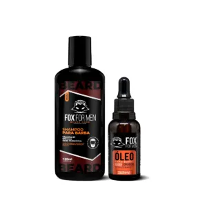 KIT SHAMPOO PARA BARBA E ÓLEO EM GOTAS KIT SHAMPOO PARA BARBA E ÓLEO EM GOTAS