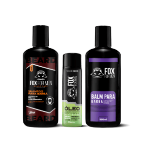 SHAMPOO PARA BARBA BALM E ÓLEO SPRAY
