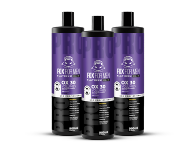 PÓ DESCOLORANTE VOLUME 30 AGUA OXIGENADA VOLUME 30 900ML- 03 UNIDADES