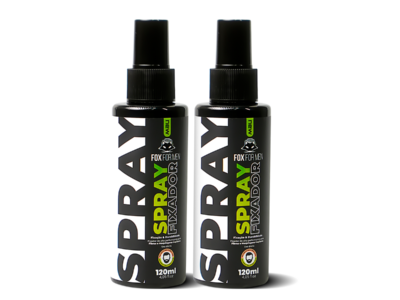Spray fixador 120ml 2 unidades SPRAY FIXADOR DE FIBRA CAPILAR 02 UNIDADES 120ML