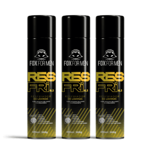 RESFRIADOR DE LAMINAS 400ML/268G 03 UNIDADES - FOX FOR MEN