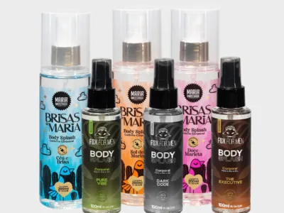 KIT BODY SPLASH FOX FOR MEN E MARIA AMOSTRADA